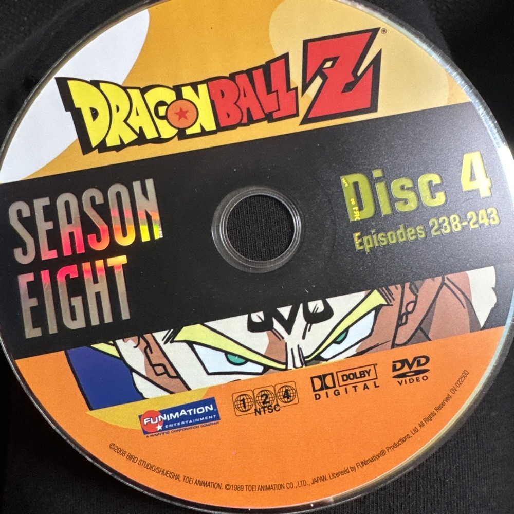 DRAGON BALL Z SEASON 8 DISC 4 DVD DISC Only Tested !!